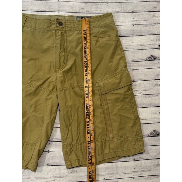 KUHL Mens Cargo Hiking Shorts Sz 36 Brown Khaki Vintage Patina Dye Trail Outdoor - Picture 8 of 16
